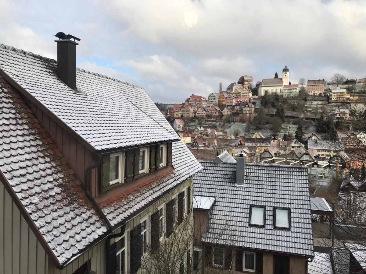 Retro Ferienwohnung Mit Schlossblick Im Nordschwarzwald Altensteig Zewnętrze zdjęcie