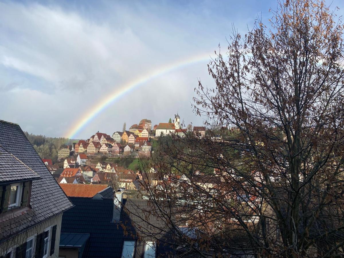 Retro Ferienwohnung Mit Schlossblick Im Nordschwarzwald Altensteig Zewnętrze zdjęcie